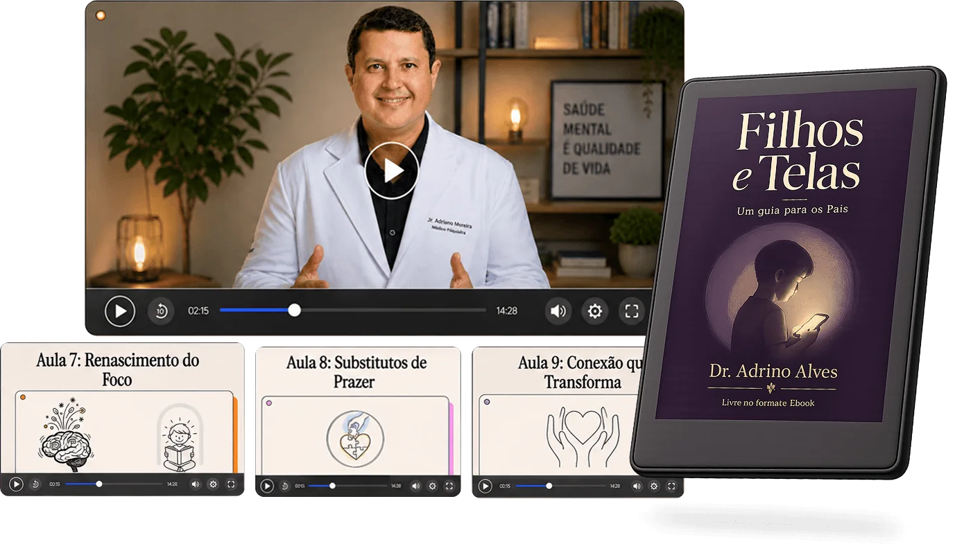 Ebook Filhos & Telas com aulas do Dr. Adriano